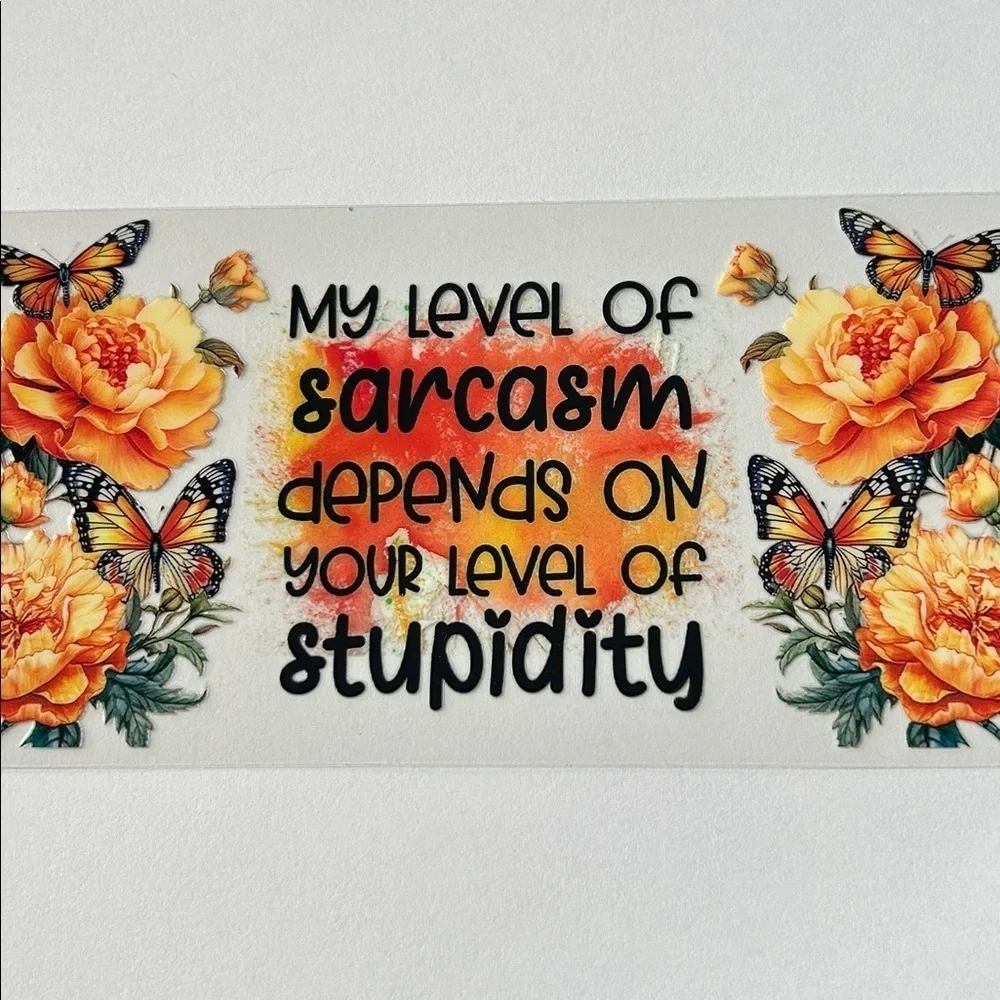 Sarcasm Cup Decal (99)